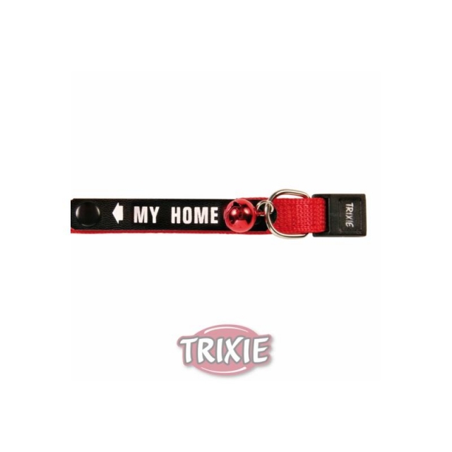 Trixie Katzenhalsband mit Adresslasche, Nylon