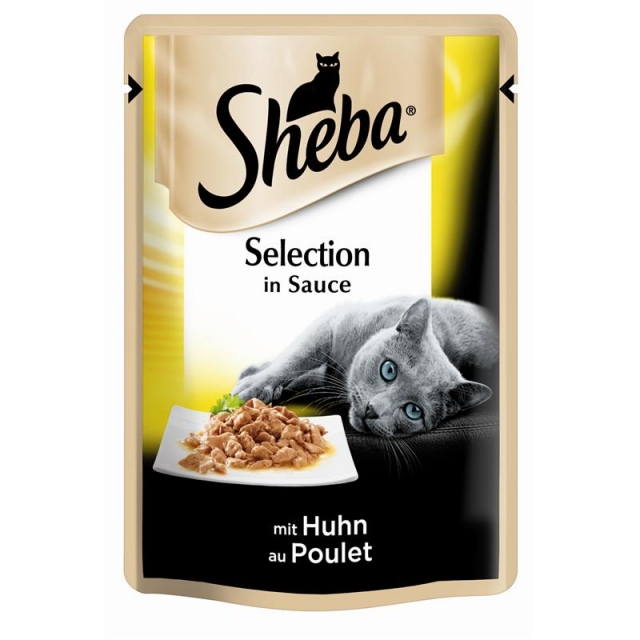 Sheba Portionsbeutel Cuisine mit Huhn in Sauce 12x85g