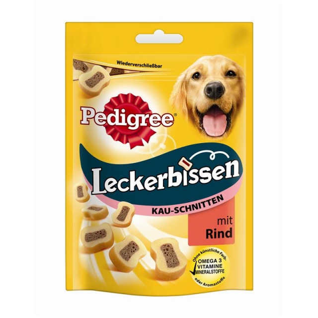 Pedigree Snack Leckerbissen Kau-Schnitten 155g