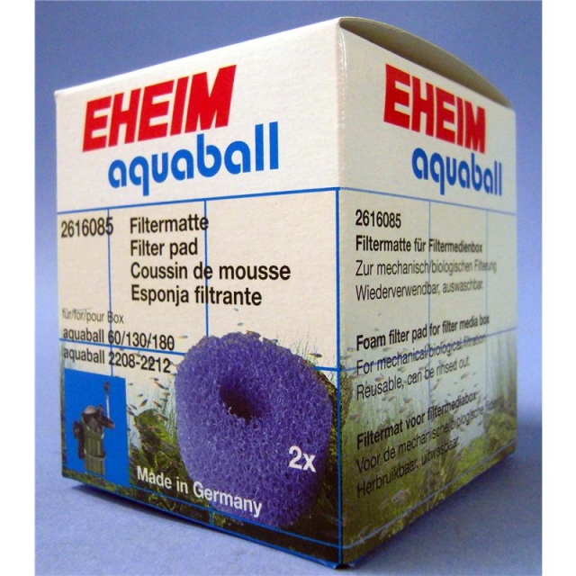 EHEIM Filtermatte für Filterbox Innenfilter 2208 - 2212, aquaball 60 - 180 2 Stück