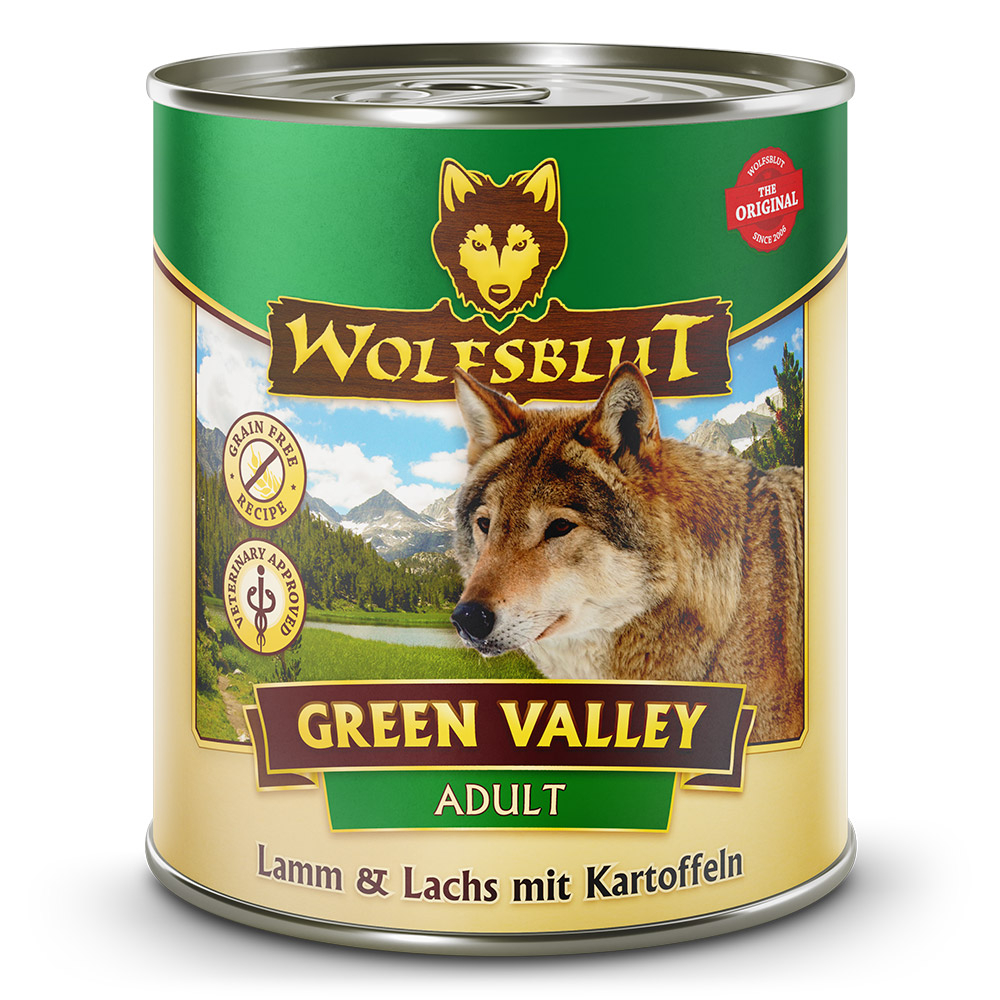 Green Valley Adult - Lamm & Lachs mit Kartoffel - 395 g