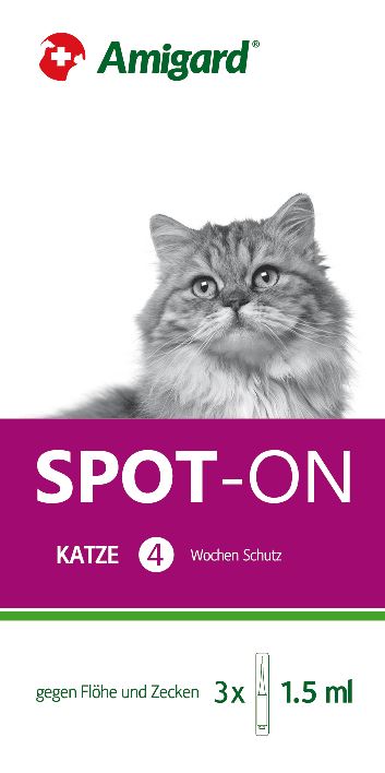 Amigard Spot-on Katze 3x1,5 ml