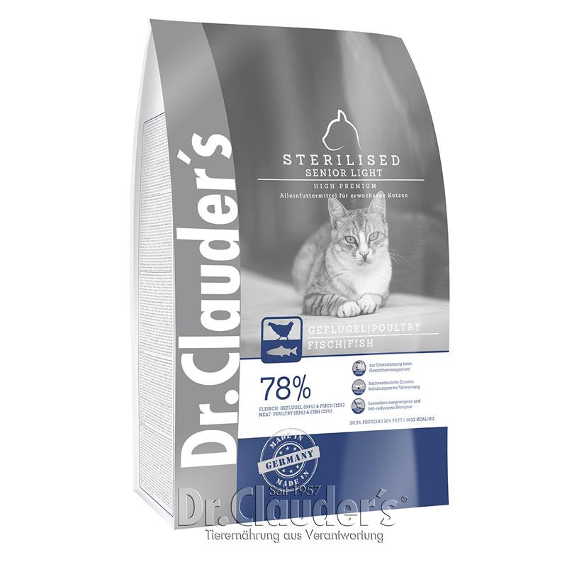 Dr. Clauders Cat High Premium Sterilized Senior/Light 400g
