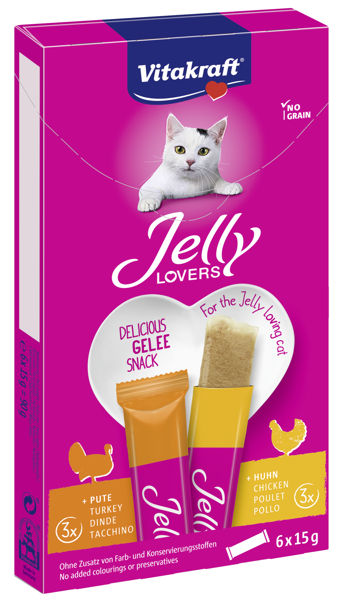 Vitakraft Cat Jelly Lovers MP Huhn & Pute 6 x 15g