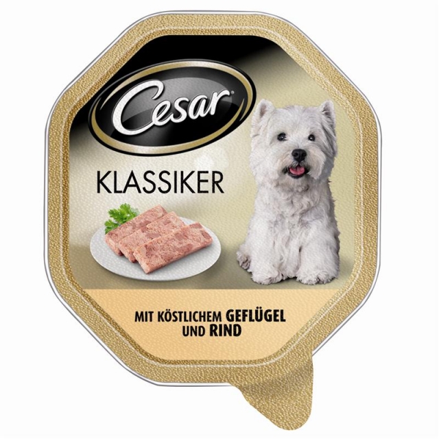 Cesar Schale Klassiker mit köstlichem Geflügel & Rind 150g