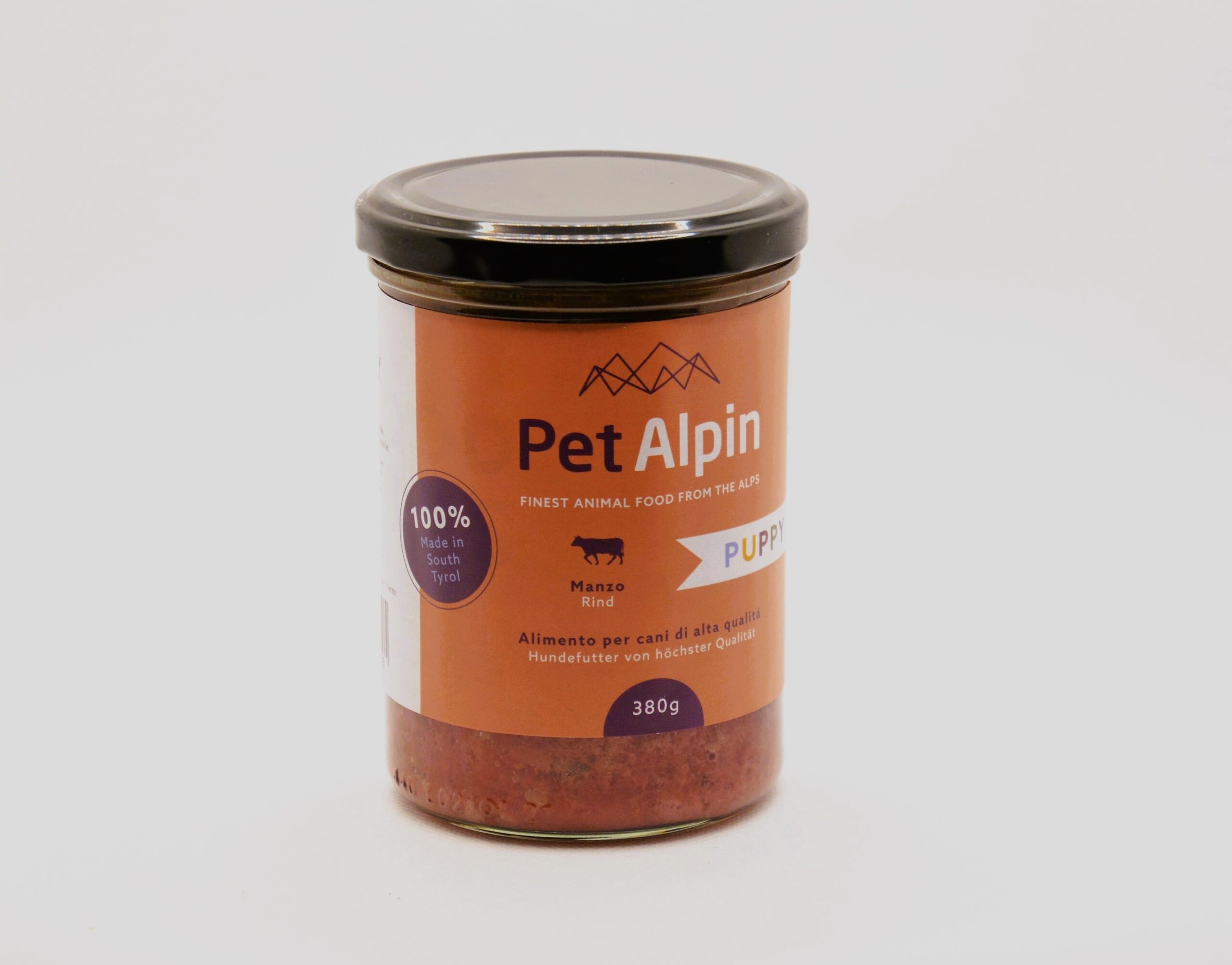 Pet Alpin Gulasch Puppy Rind 380g