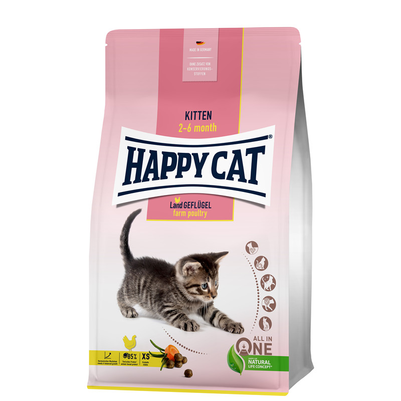 Happy Cat Young Kitten Land Geflügel 1.3 kg