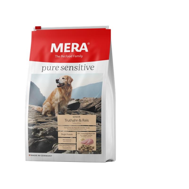 Mera Dog Pure Sensitive Senior Truthahn & Reis 4kg