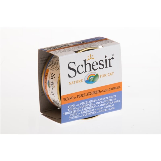 Schesir Cat Dose Thunfisch & Sardinen in Sauce 70g