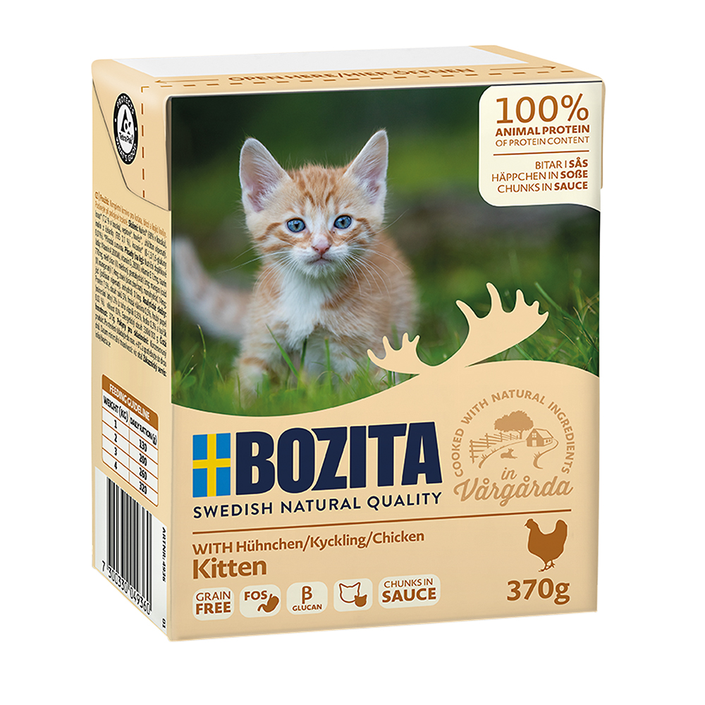 Bozita Cat Tetra Recart in Soße für Kitten 370g