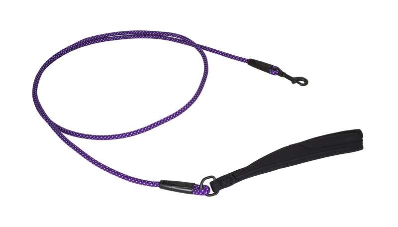 Hurtta Dazzle Seil-Leine violett, 150cm*11mm