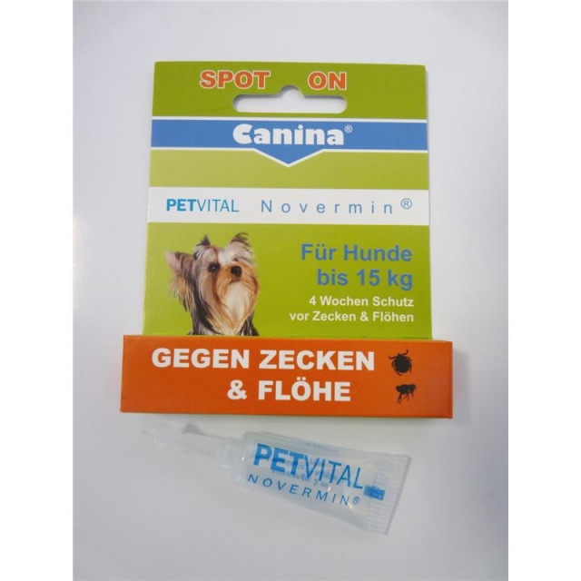 Canina Pharma PETVITAL Novermin für kleine Hunde 2ml