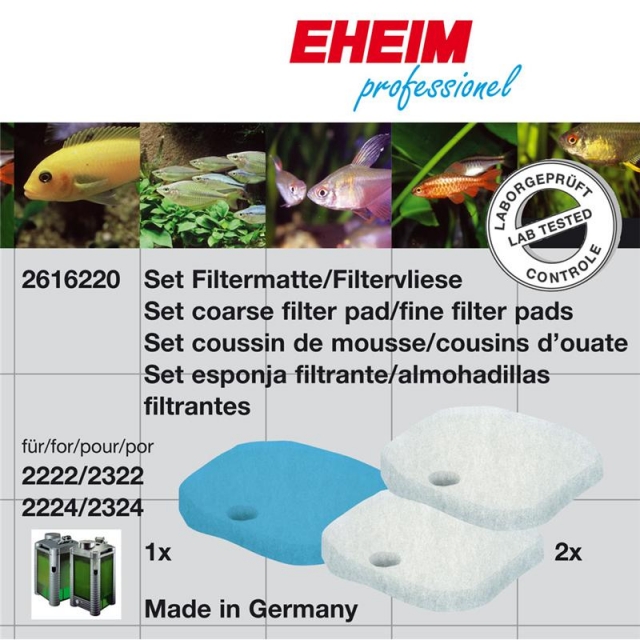 EHEIM FiltermassenSET für 2222/2322, 2224/2324 und professionel 250 und 250T