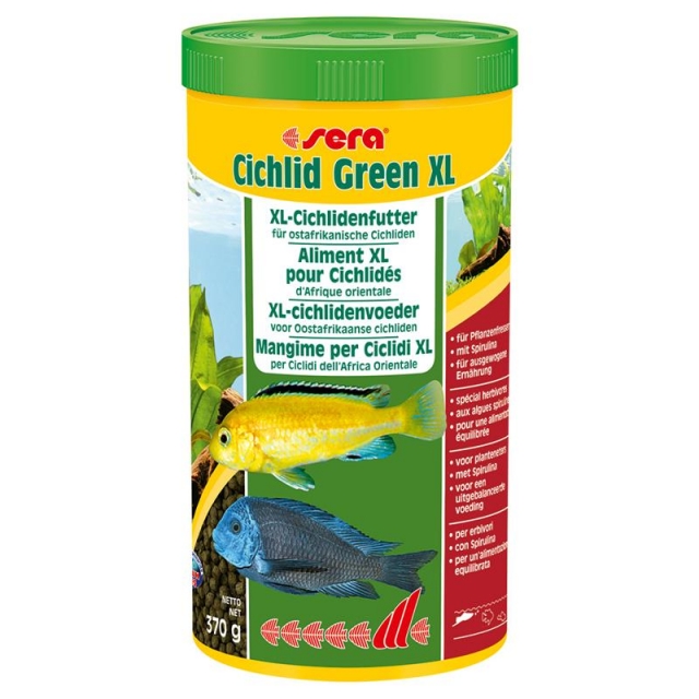 sera Cichlid Green XL 1000 ml / 370 g