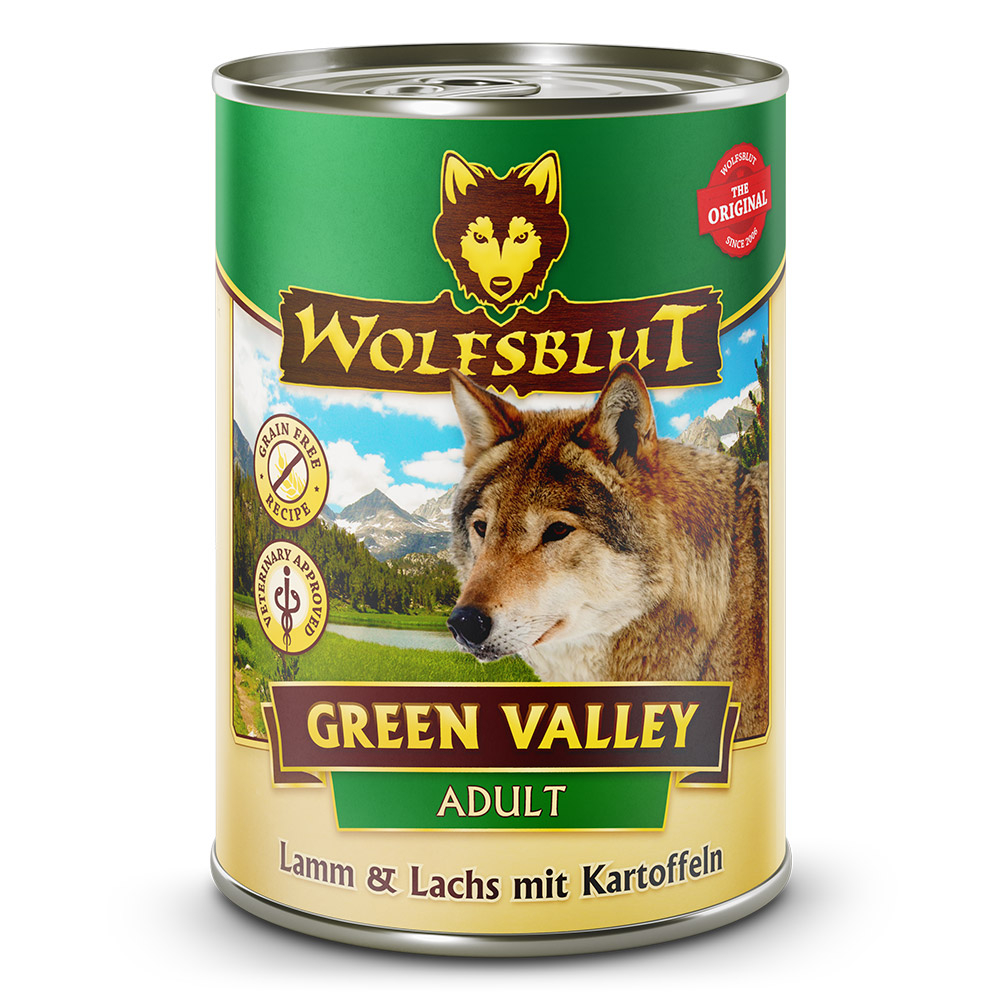 Green Valley Adult - Lamm & Lachs mit Kartoffel - 395 g