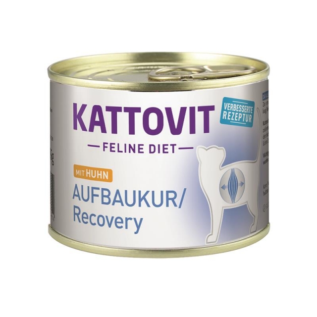 Kattovit Dose Feline Diet Aufbaukur/Recovery Huhn 185g