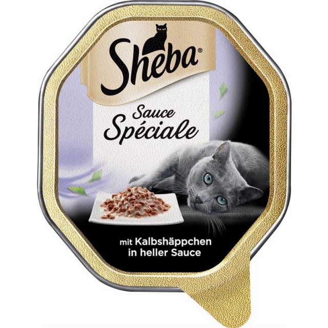 Sheba Schale Speciale mit Kalbshäppchen in heller Sauce 85g